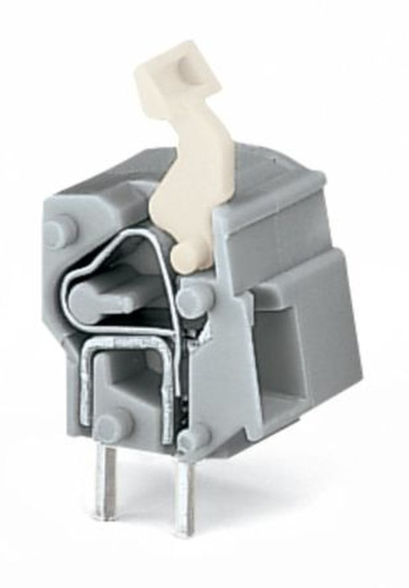 WAGO 257 Series PCB Connector, 1-Contact, 10.16 mm Pitch, Through Hole, 2 Row