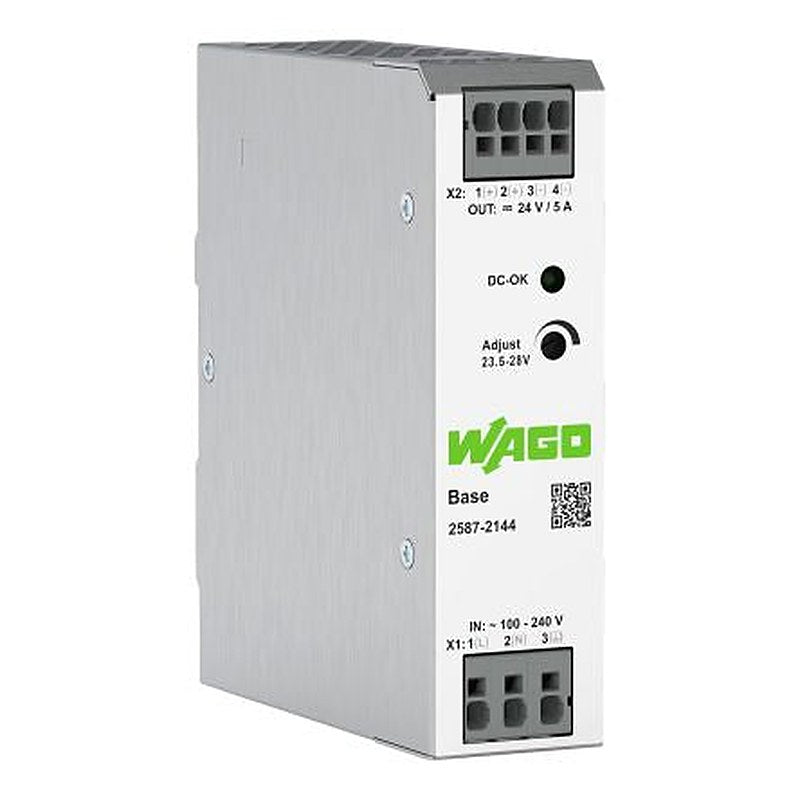 WAGO 2587 Power Supply Power Supply 240V ac AC Input 24V dc, 5 A Output DC 120 W