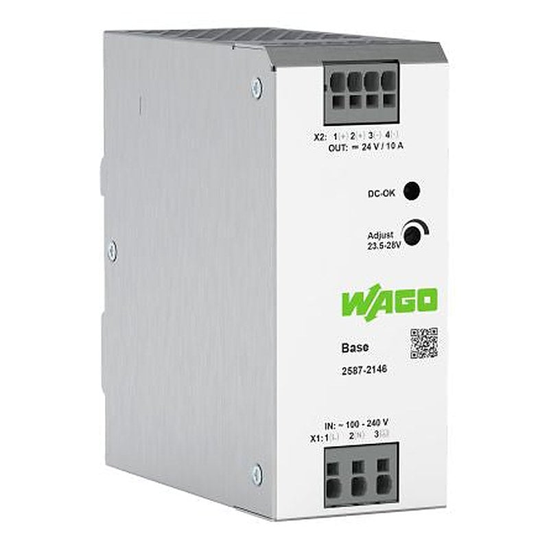 WAGO 2587 Power Supply Power Supply 240V ac AC Input 24V dc, 10 A Output DC 240 W