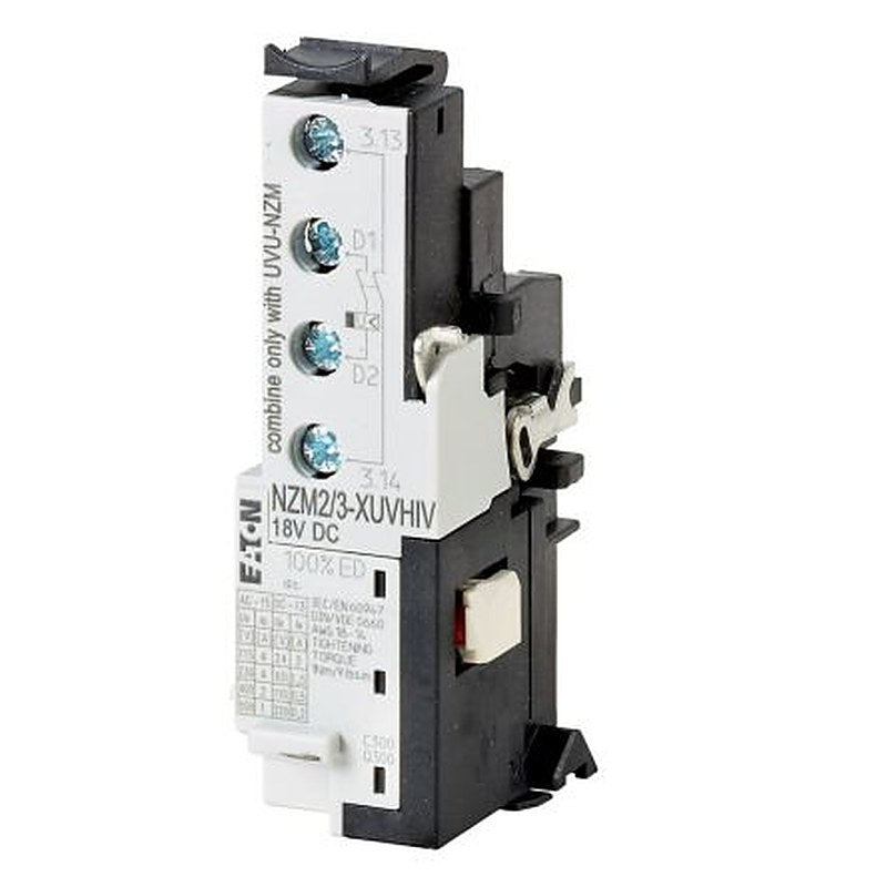 Eaton NZM Accessory Undervoltage Release for use with N(S)2(-4), N(S)3(-4), NZM2(-4), NZM3(-4)