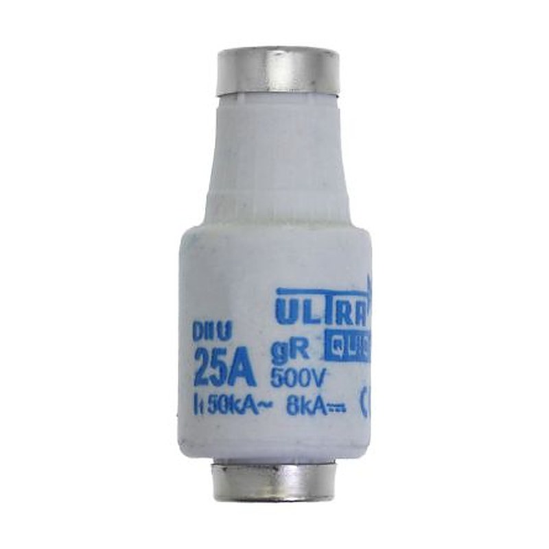 Eaton 25A D2 Bottle Fuse, 500V ac