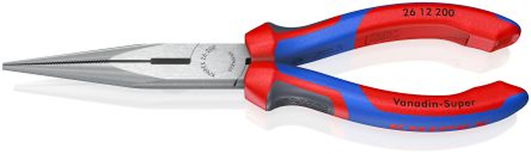 Knipex 1-Piece Long Nose Plier, 200 mm Overall, 73mm Jaw