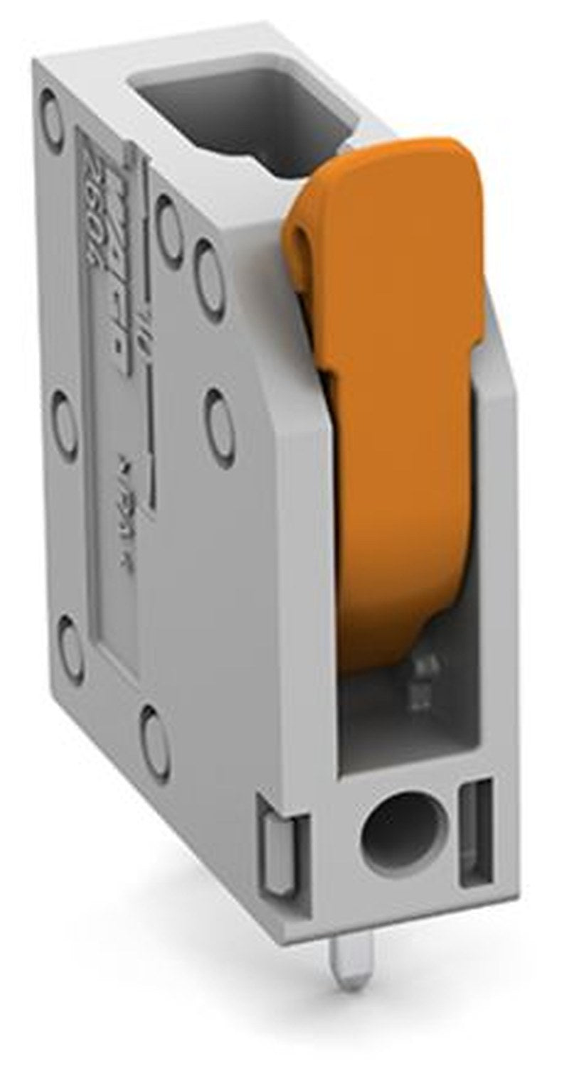 WAGO 2604 Series PCB Connector, 1-Contact, 5 mm Pitch, Through Hole, 2 Row