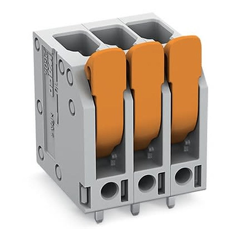 WAGO PCB Terminal Block, 5-Contact, 5 mm Pitch, 1 Row, 2604-3105