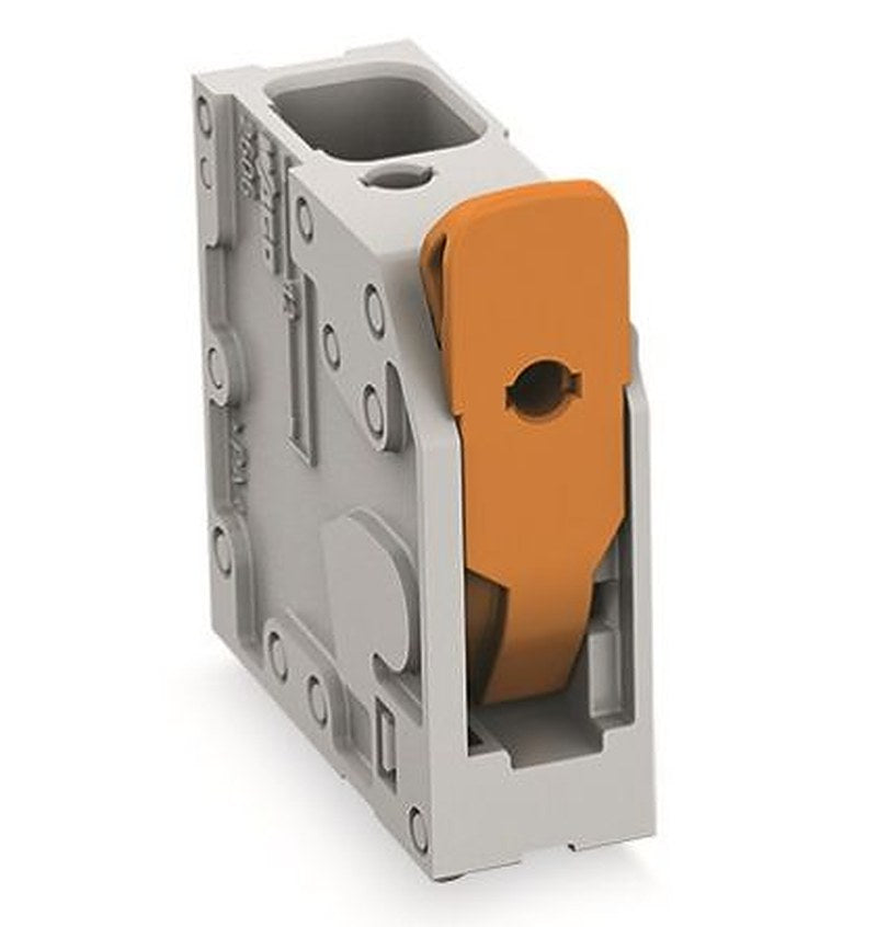 WAGO PCB Terminal Block, 1-Contact, 7.5 mm Pitch, 1 Row, 2606-3101