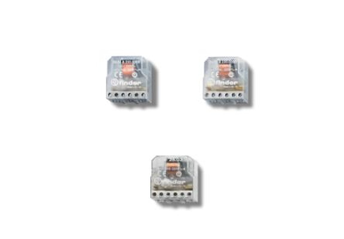 Finder Panel Modular Step Relay, 24V ac Coil, 10A Switching Current, DPST