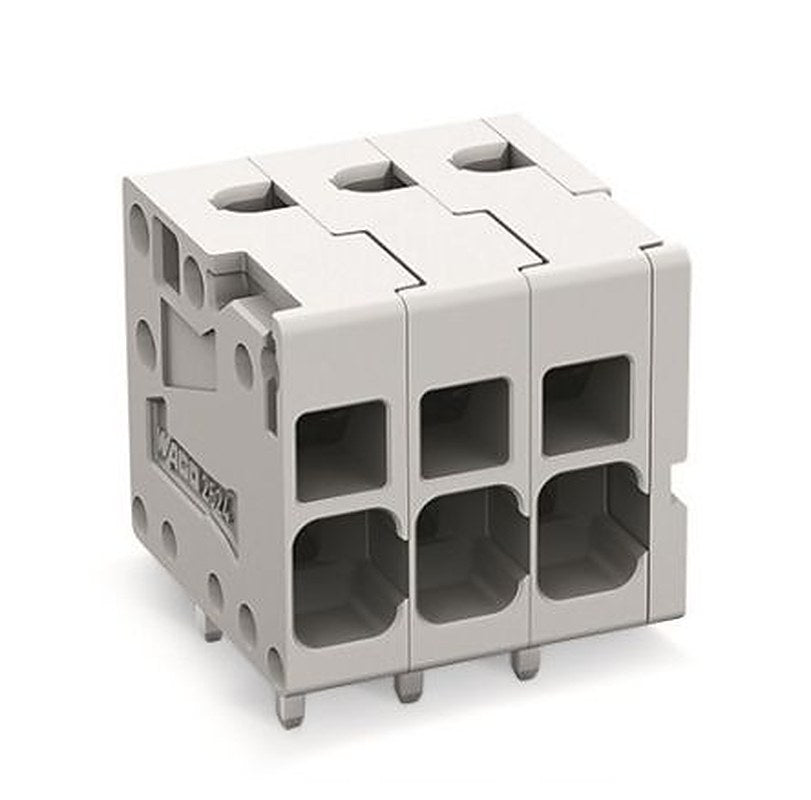 WAGO PCB Terminal Block, 2-Contact, 5 mm Pitch, 1 Row, 2624-1102