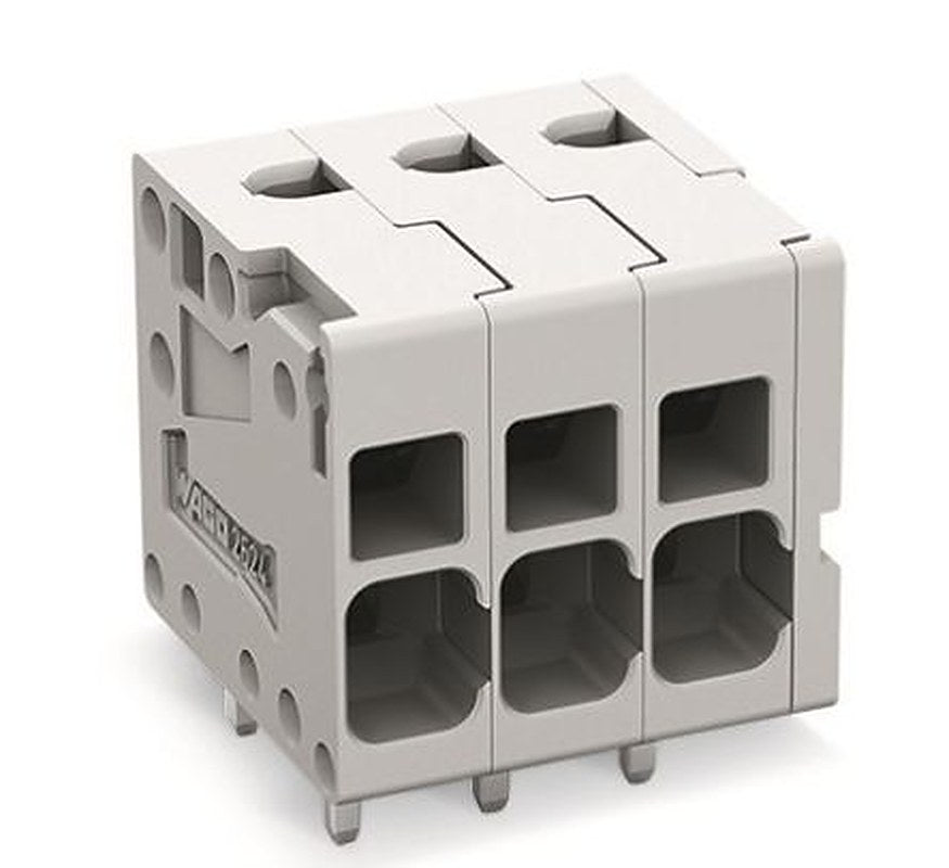 WAGO PCB Terminal Block, 3-Contact, 5 mm Pitch, 1 Row, 2624-1103