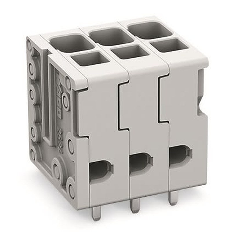 WAGO PCB Terminal Block, 4-Contact, 5 mm Pitch, 1 Row, 2624-3104