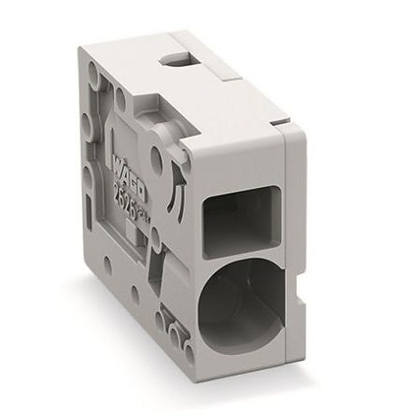 WAGO PCB Terminal Block, 1-Contact, 7.5 mm Pitch, 1 Row, 2626-1101