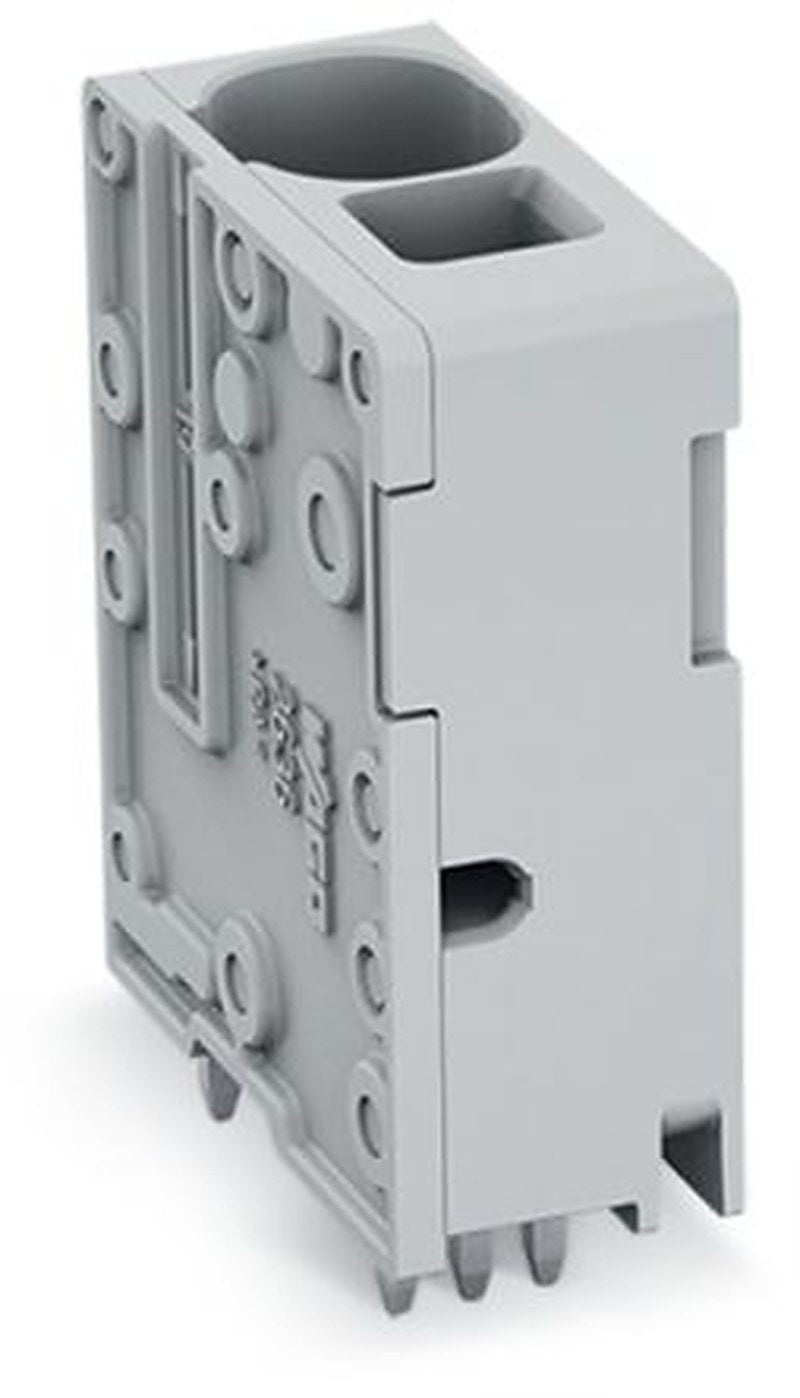 WAGO 2636 Series PCB Connector, 1-Contact, 10 mm Pitch, Feed Through, 1 Row
