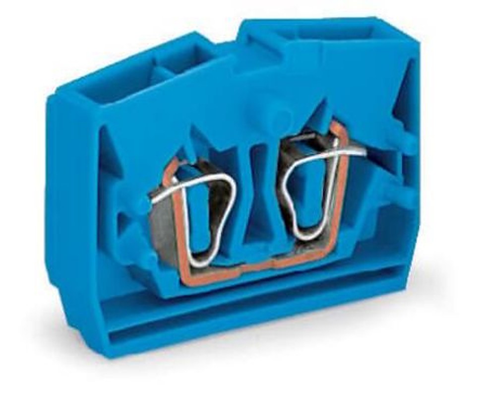 WAGO 264 Series Terminal Block, 2-Way, 12AWG, 28 AWG Wire, 24A Cage Clamp