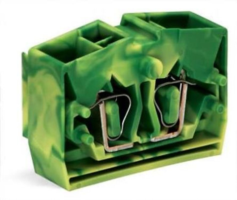 WAGO 264 Series Terminal Block, 4-Way, 12AWG, 28 AWG Wire, 24A Cage Clamp