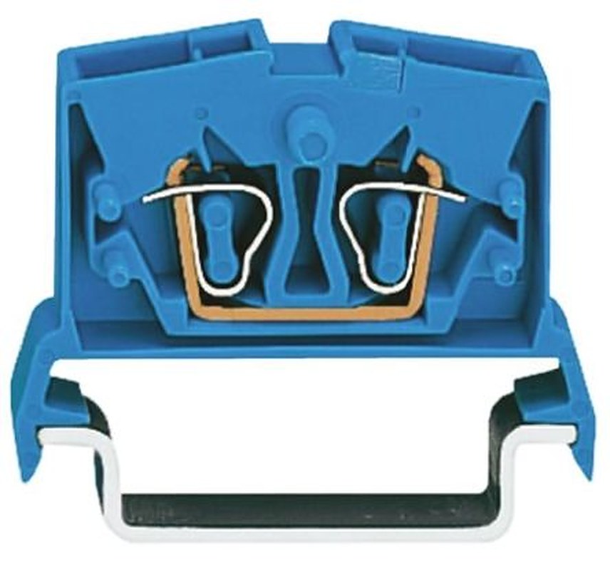 WAGO 264-714 264 Series Feed Through Terminal Block Blue, 2.5mm², 1-Level, Cage Clamp, IECEx/ATEX