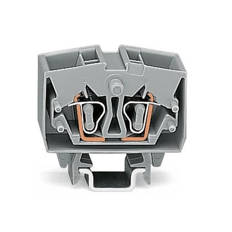 WAGO 264-726 264 Series Feed Through Terminal Block Orange, 2.5mm², 1-Level, Cage Clamp