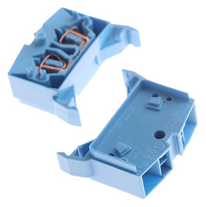 WAGO 264-734 264 Series Feed Through Terminal Block Blue, 2.5mm², 1-Level, Cage Clamp, IECEx/ATEX