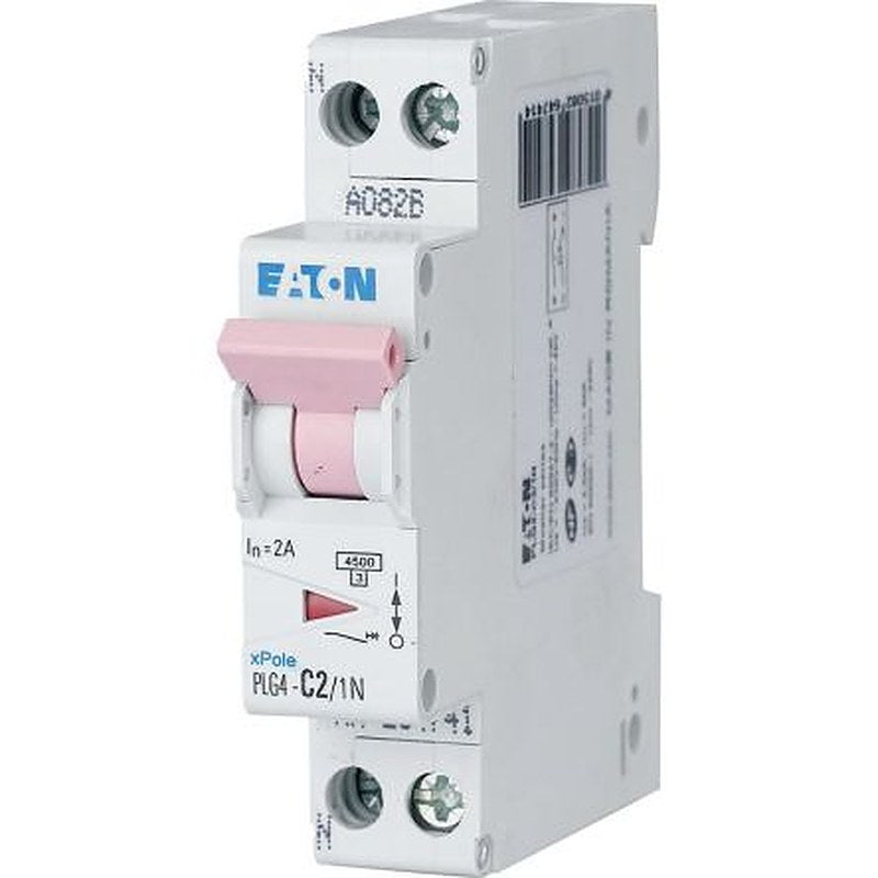 Eaton xPole xPole Miniature Circuit Breaker, 1-Pole, 2A, Type C, 230V ac AC, 4.5 kA Breaking Capacity