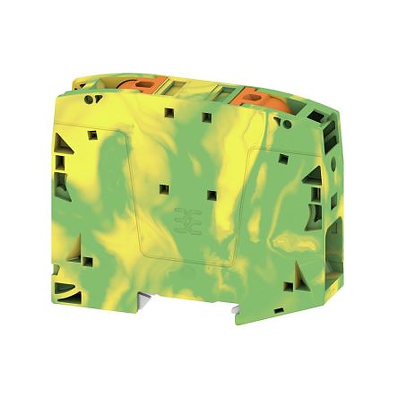 Weidmüller 2663280000 A2C Series PE Terminal Yellow, Green, 50mm², 1-Level, Push-in, IECEx/ATEX