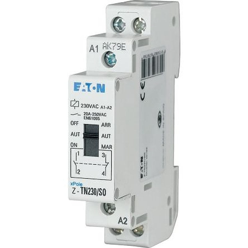 Eaton Z-TN Series Relay, DIN Rail, 24V ac Coil, SPDT