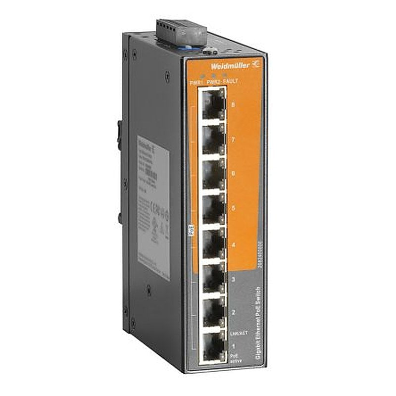 Weidmüller Unmanaged 8 Port Network Switch Power Over Ethernet