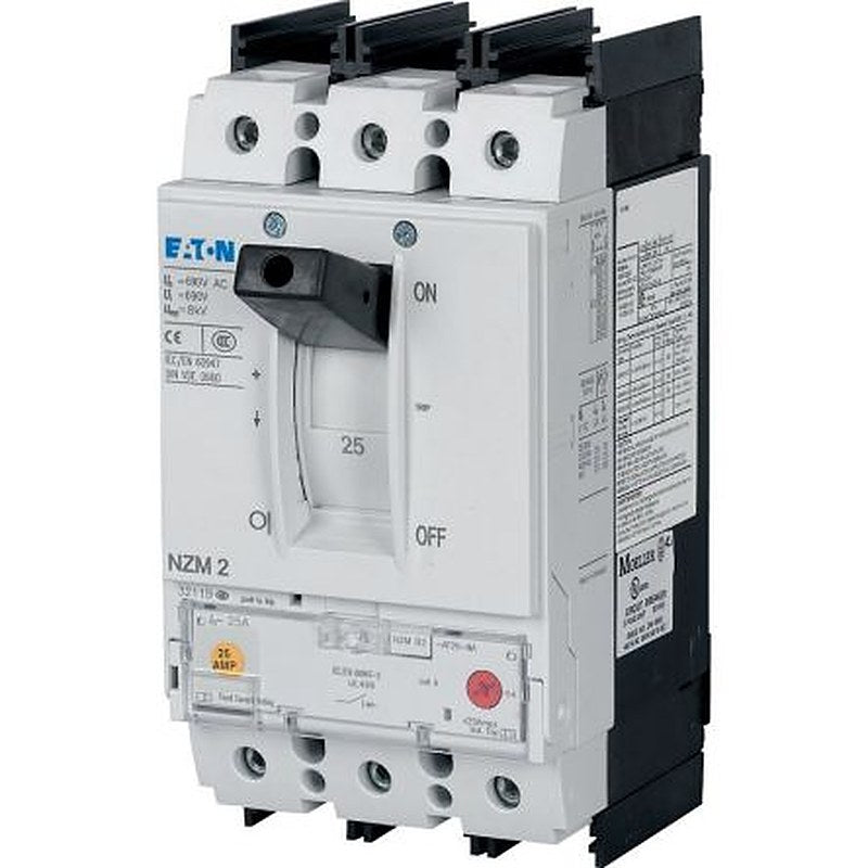Eaton, NZM, NZM Molded Case Circuit Breaker 3-Pole 35A, Breaking Capacity 5 kA, Fixed