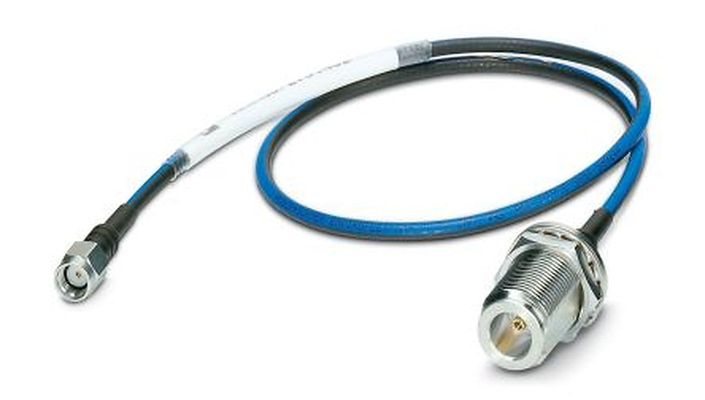 Phoenix Contact Antenna Cable Series Coaxial Cable Female Type N to Male RP SMA, 0.5 m 50 Ω