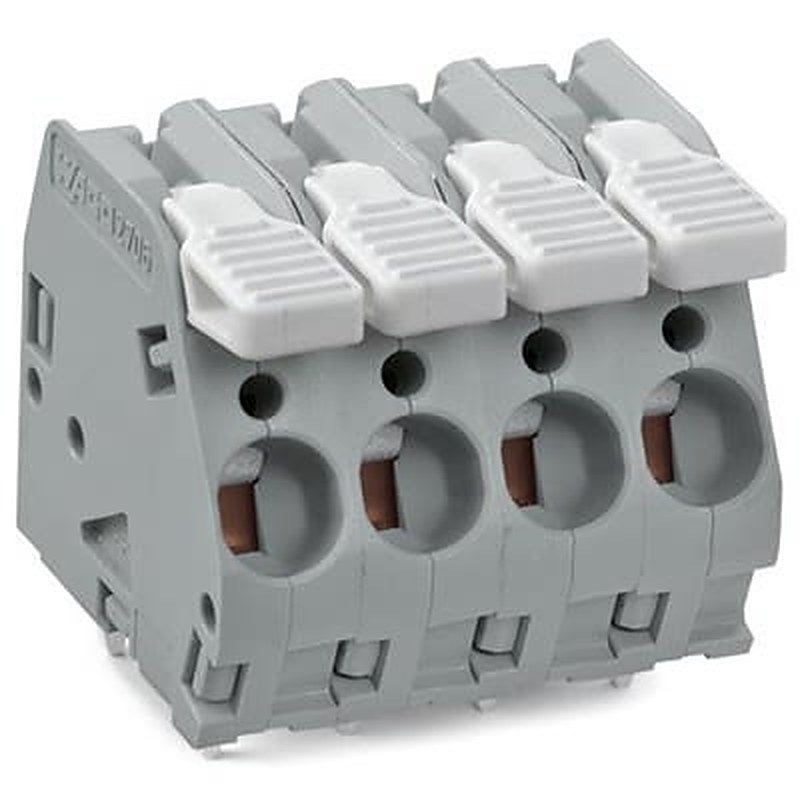 WAGO 2706 Series PCB Terminal Block, 2-Contact, 7.5 mm Pitch, PCB, 1 Row