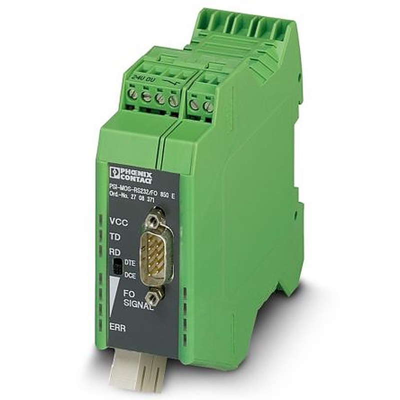 Phoenix Contact PSI-MOS-RS232/FO1300 E Series Signal Conditioner, DIN Rail