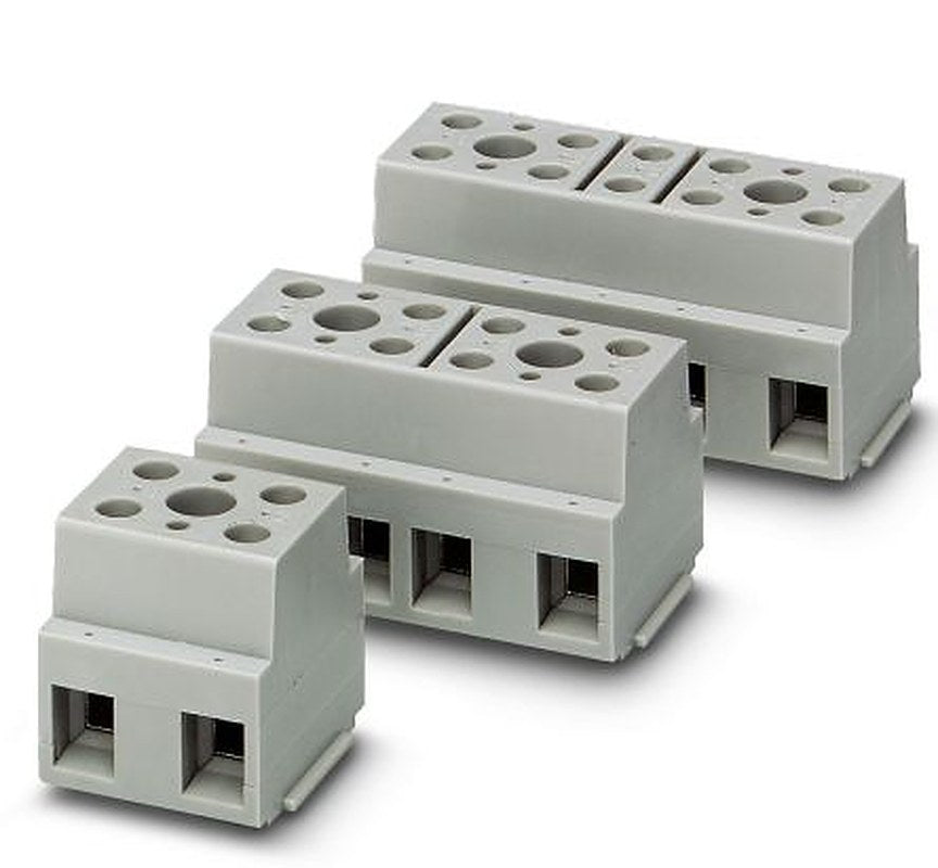 Phoenix Contact Terminal Block, 3-Way, 16mm² Wire, 57A Screw