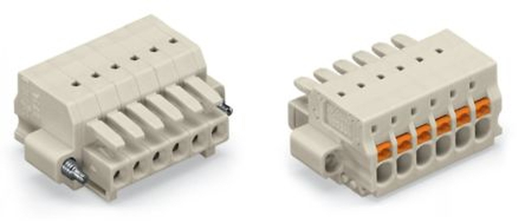 WAGO 2734 Series Plug-in Connector Female Cage Clamp, 18-Pole, 10A, 18-Way