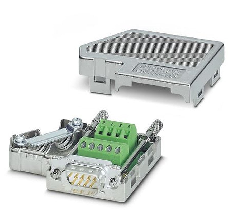 Phoenix Contact SUBCON-PLUS 9 Way 35° Cable D-Sub Connector Male
