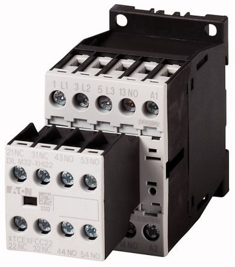Eaton DILM Contactor, 24V Coil, 3-Pole, 3.5 kW, 400V