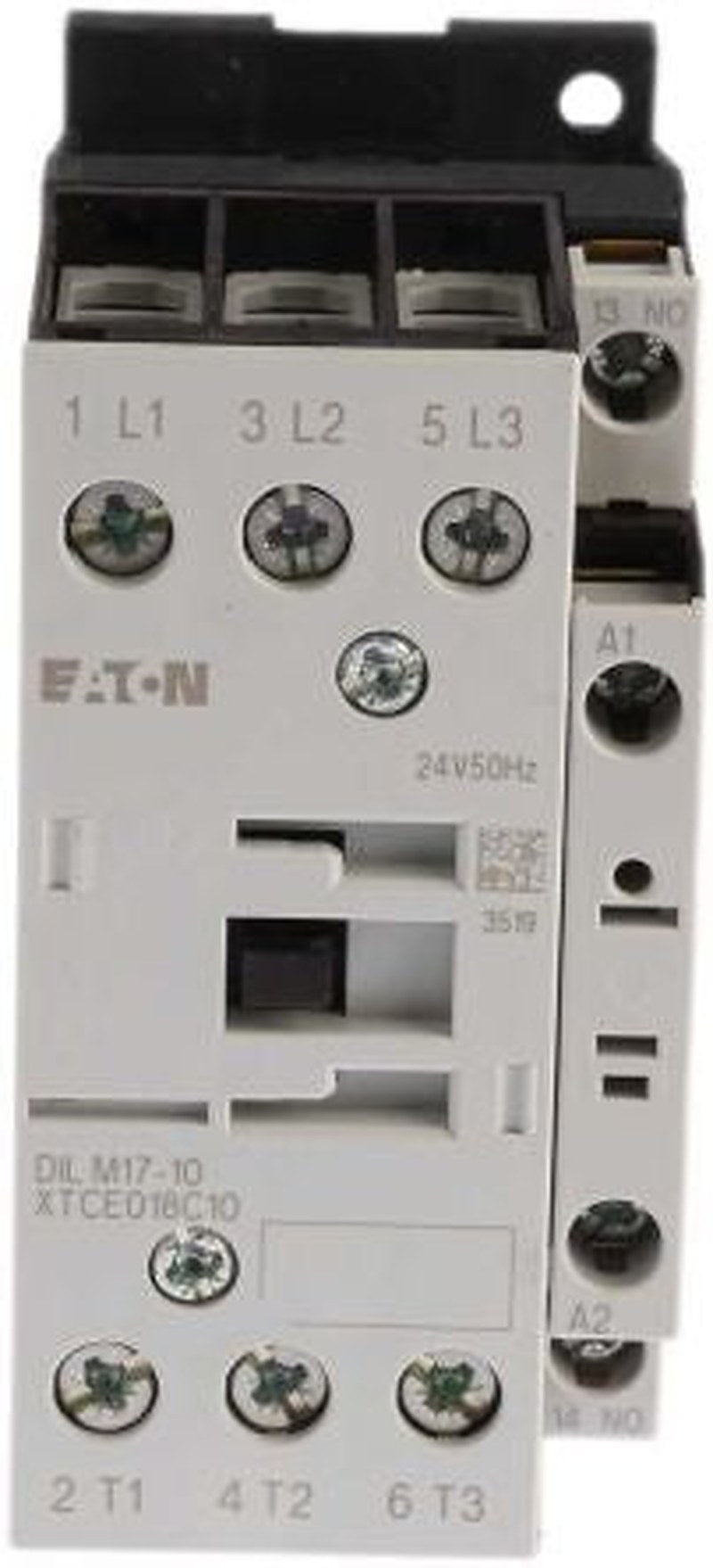 Eaton DILM Contactor, 24V ac Coil, 3-Pole, 17 A, 7.5 kW 245V, 3 NO, 400V ac