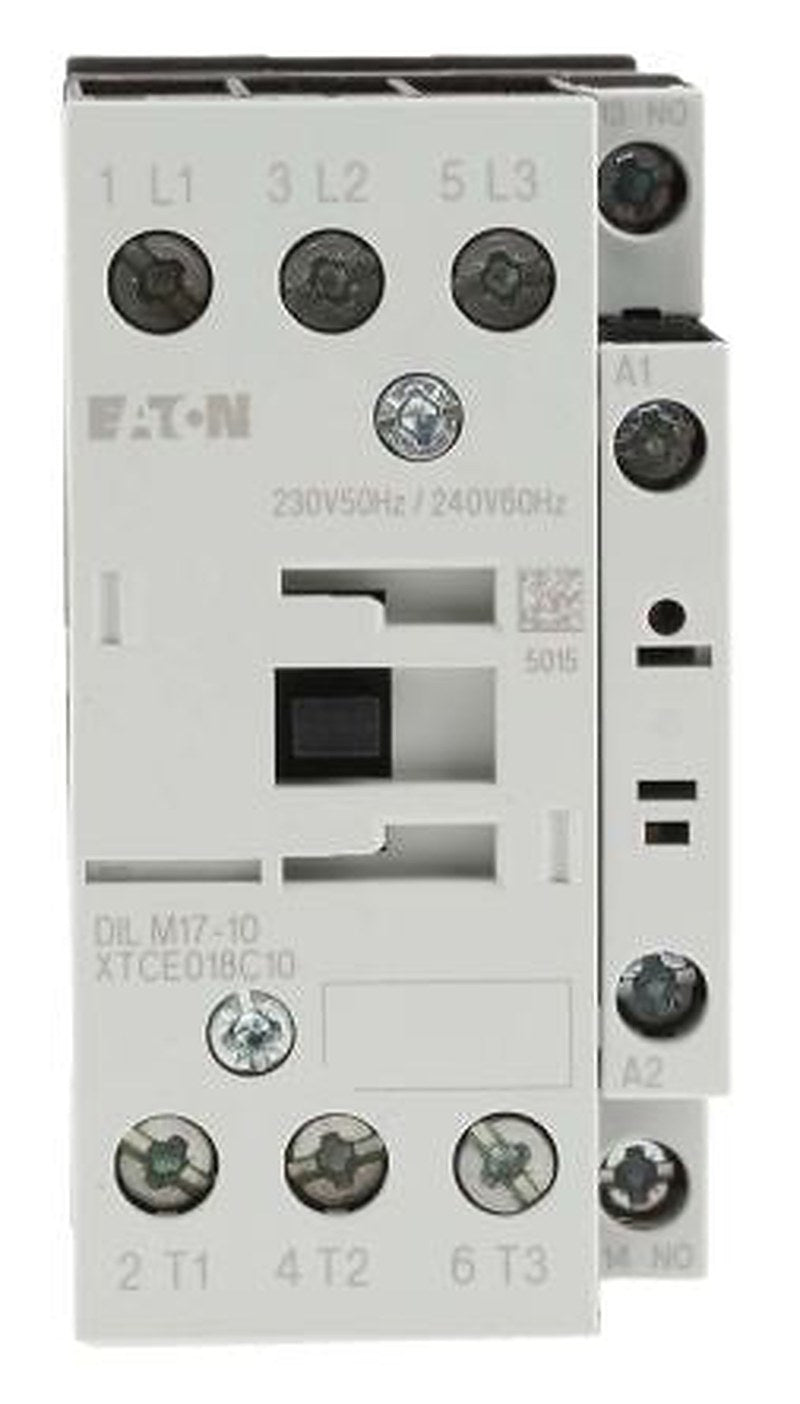 Eaton DILM Contactor, 230V ac Coil, 3-Pole, 17 A, 7.5 kW 230V ac, 3 NO, 400V ac