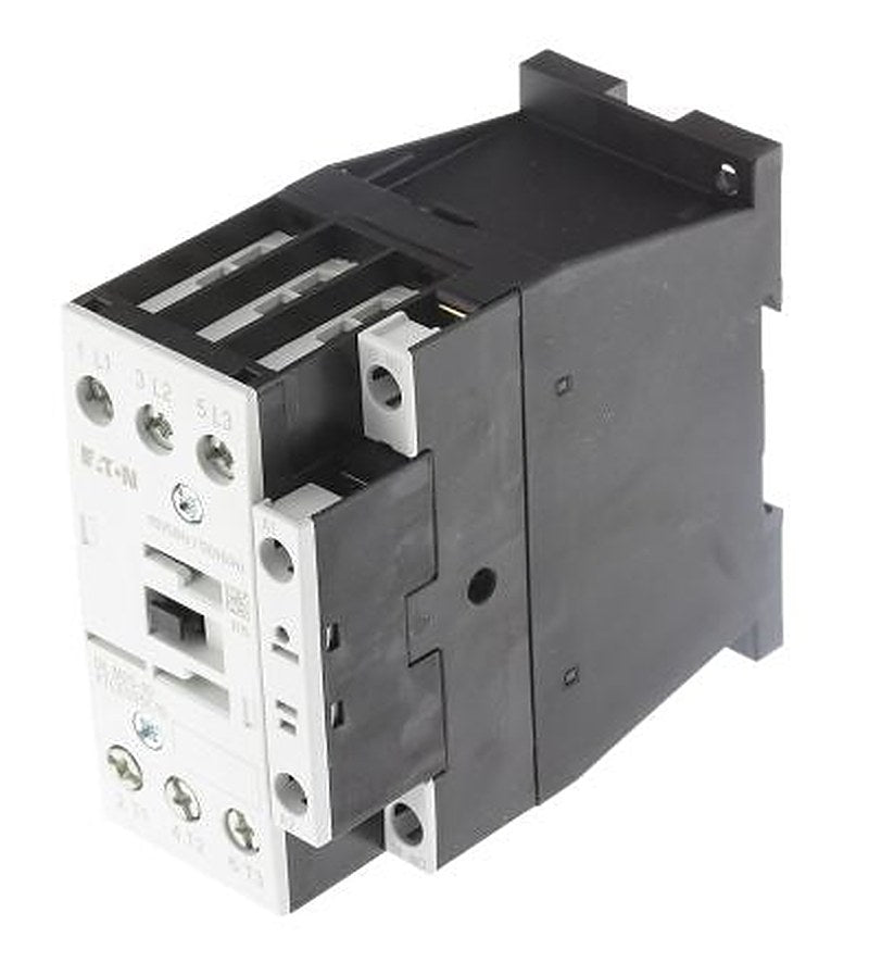 Eaton DILM Contactor, 110V ac Coil, 3-Pole, 25 A, 11 kW 110V ac, 3 NO, 400V ac