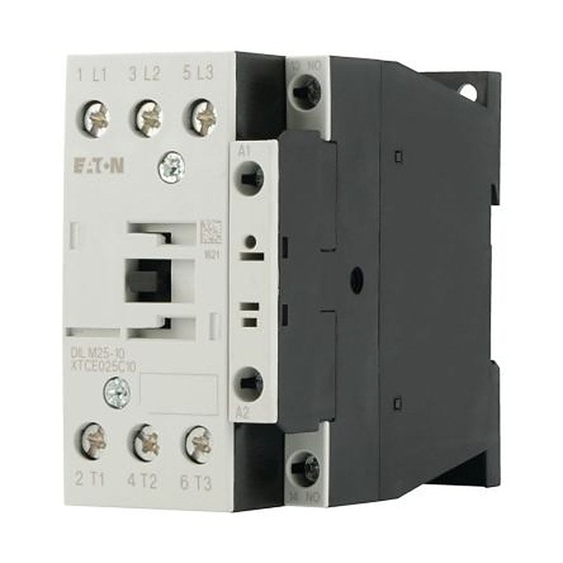 Eaton DILM Contactor, 400V ac Coil, 3-Pole, 25 A, 11 kW 400V ac, 1 NO, 400V ac