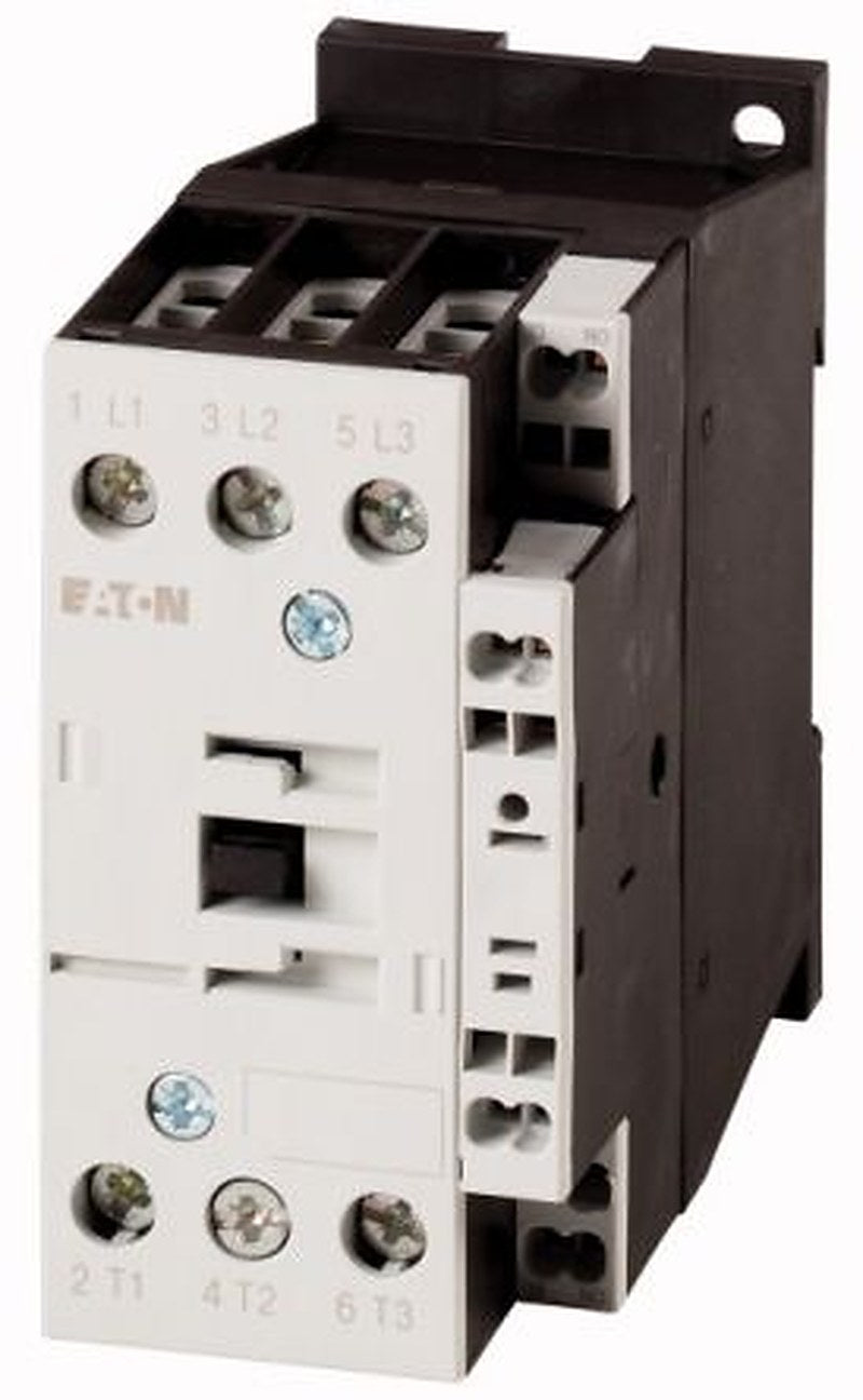 Eaton DILM Contactor, 220V ac/dc, 230 V ac/dc Coil, 3-Pole, 3.5 kW, 1 NO