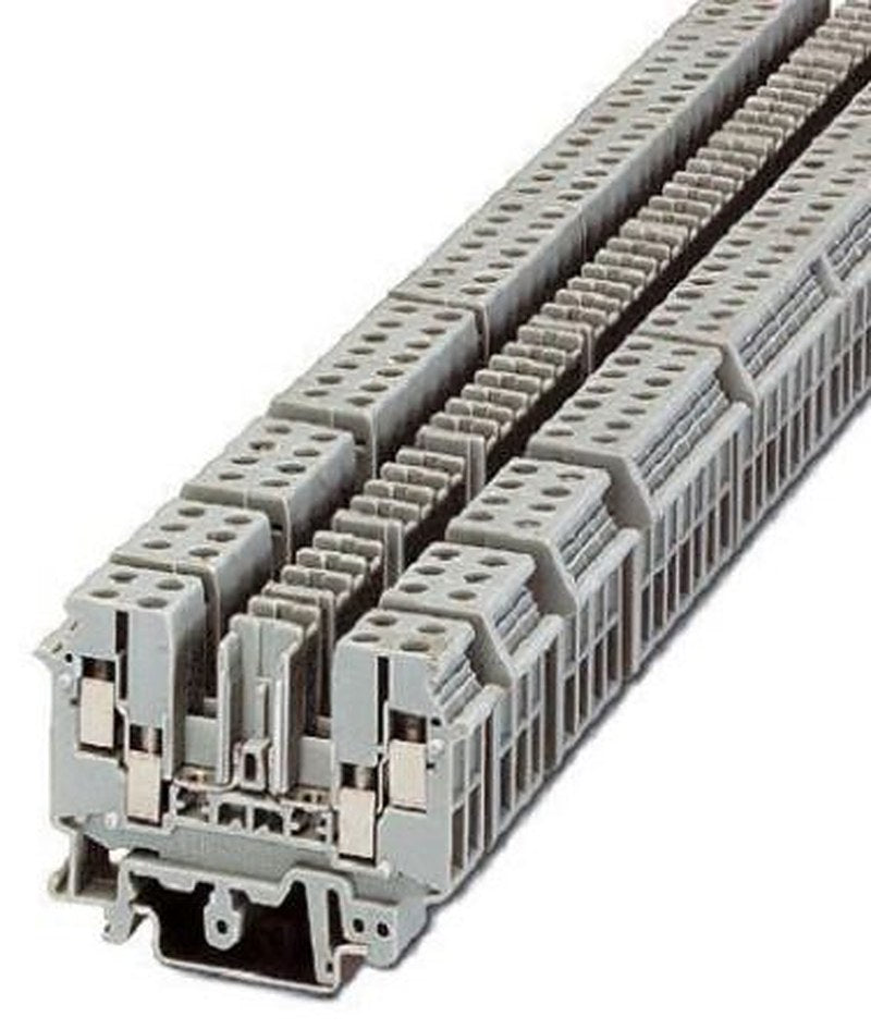 Phoenix Contact UDK Series DIN Rail Terminal Block Grey, 0.2mm², 4 mm², Screw