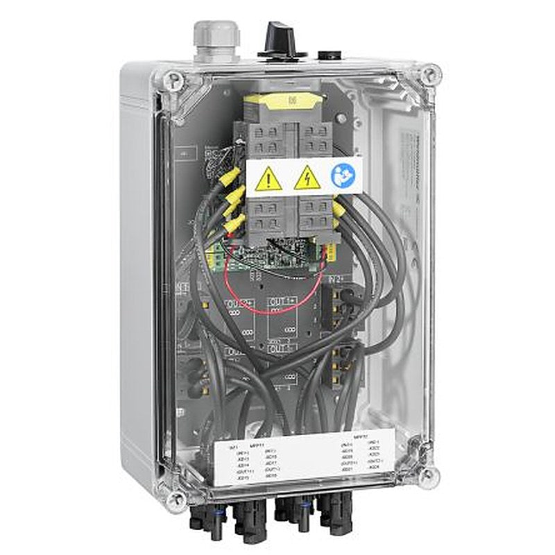 Weidmüller PVN Series Transparent, Grey Polycarbonate Junction Box, IP65, 3 Terminals, 132 mm, 200mm 370 mm