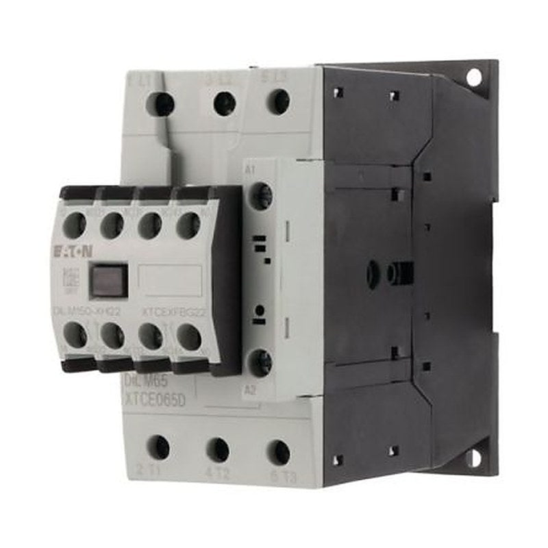 Eaton DILM Contactor, 220V ac/dc, 230 V ac/dc Coil, 4-Pole, 14 kW, 1 NO, 400V