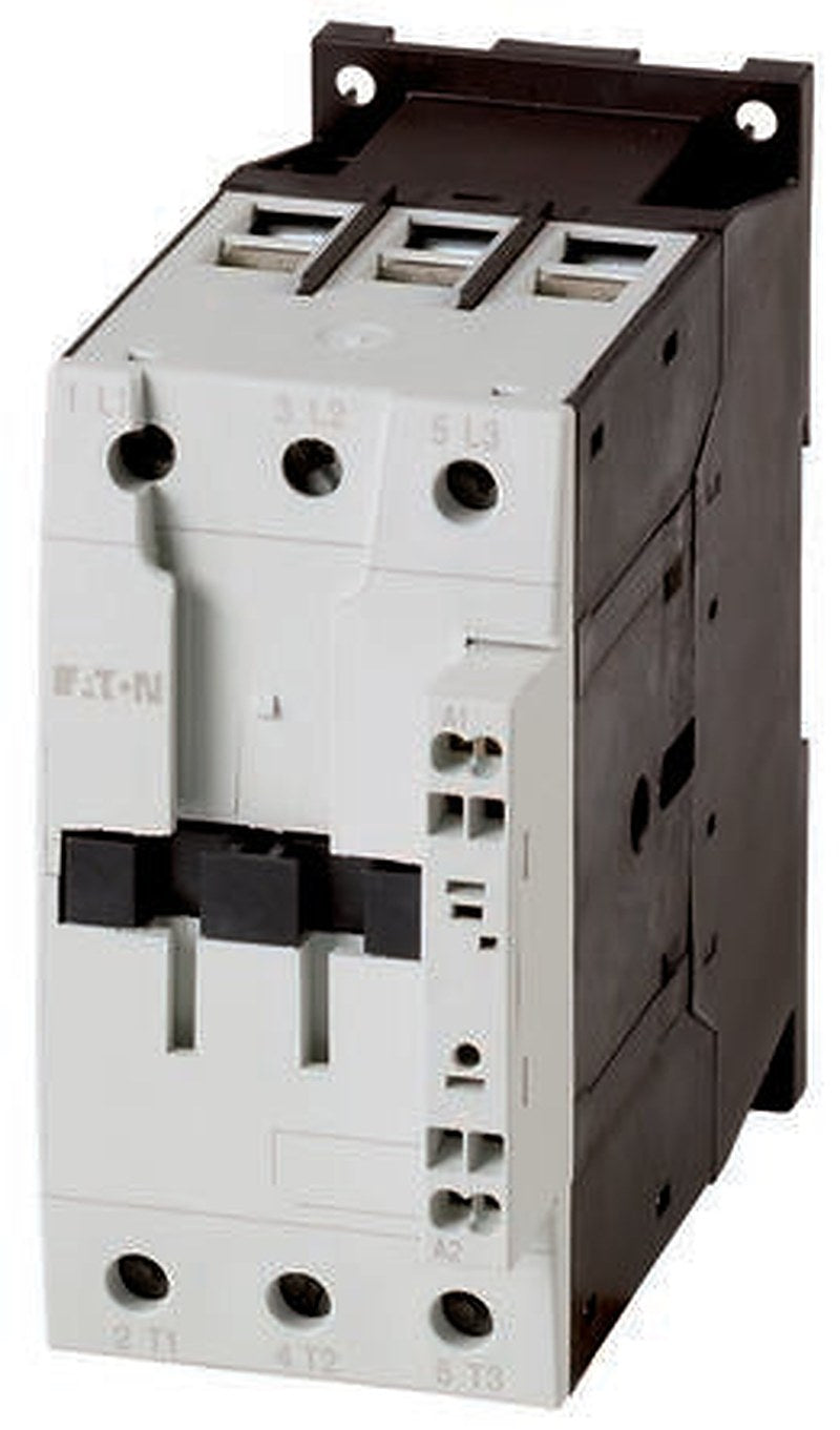 Eaton Contactor, 400V Coil, 3-Pole, 50 A, 22 kW 27V, 400V