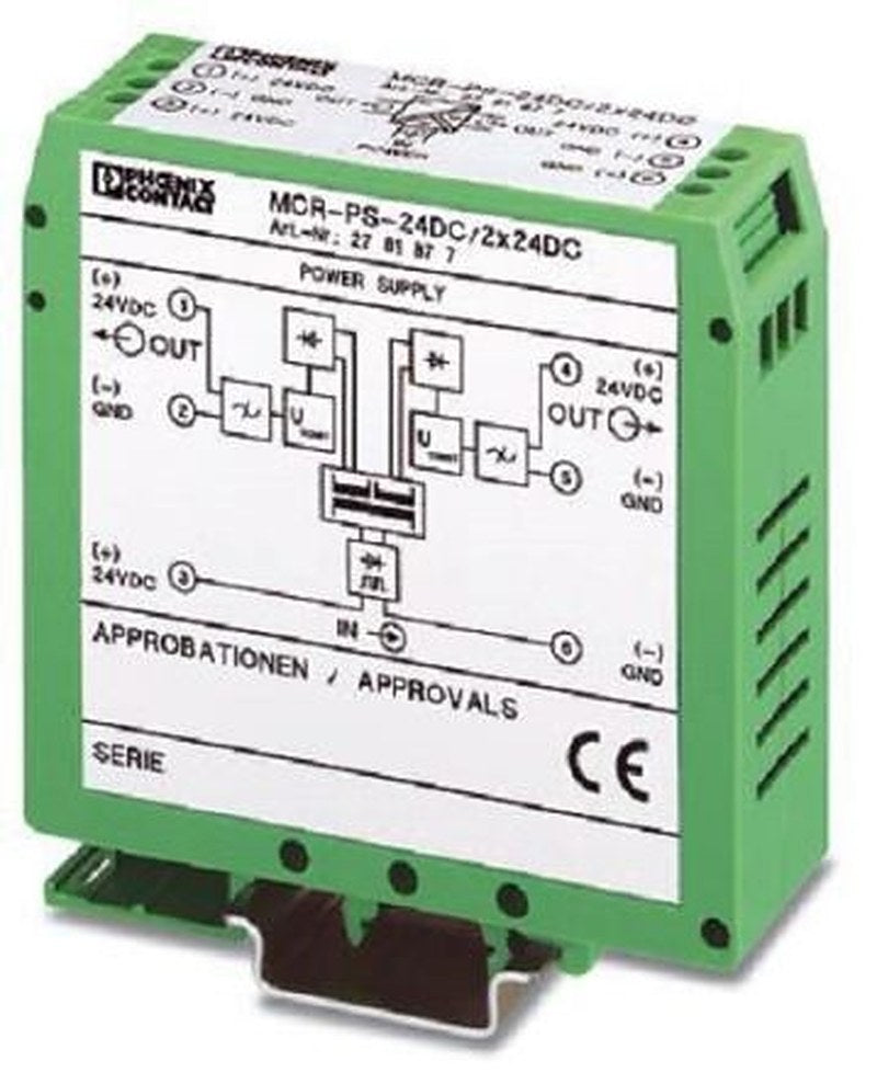 Phoenix Contact Auxiliary Contact Module, 2 Contact, MCR-PS, Panel, 26.4V, 2781877