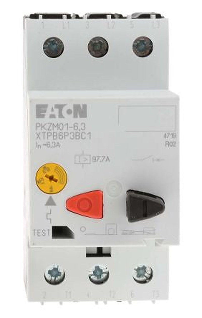 Eaton 4A, 6.3 A PKZM 01 Motor Protection Circuit Breaker, 690V ac, 55 °C, -25 °C