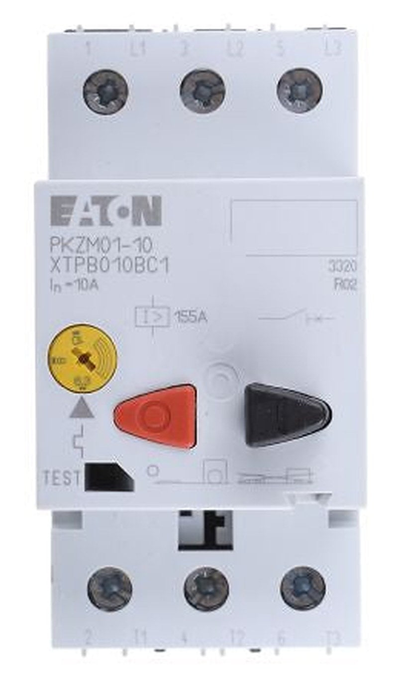 Eaton 10A, 6.3 A PKZM 01 Motor Protection Circuit Breaker, 690V ac, 55 °C, -25 °C