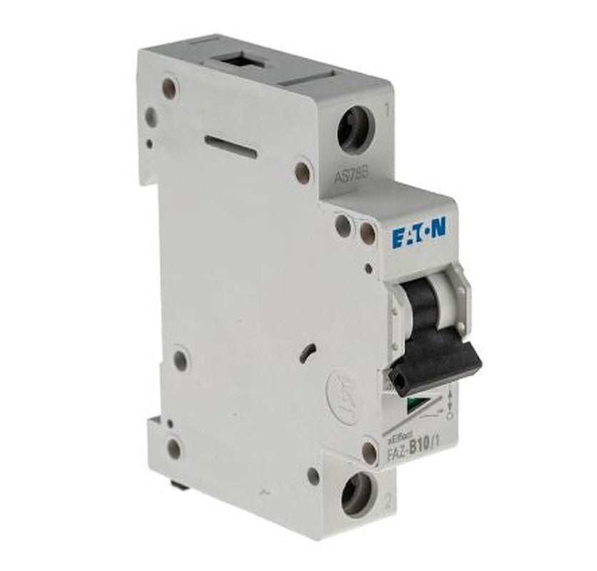 Eaton xEffect FAZ Miniature Circuit Breaker, 1-Pole, 10A, Type B, 240V ac AC, 48 V dc DC, 10 kA Breaking Capacity