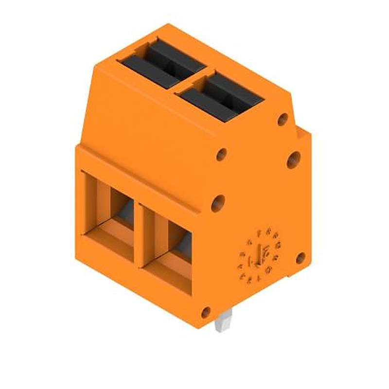 Weidmüller 2786530000 Series PCB Terminal Block, 2-Contact, 5 mm Pitch, Push-in, 1 Row