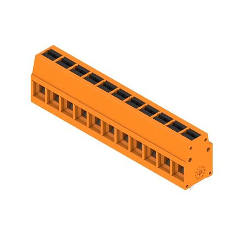 Weidmüller 2786630000 Series PCB Terminal Block, 11-Contact, 5 mm Pitch, Push-in, 1 Row