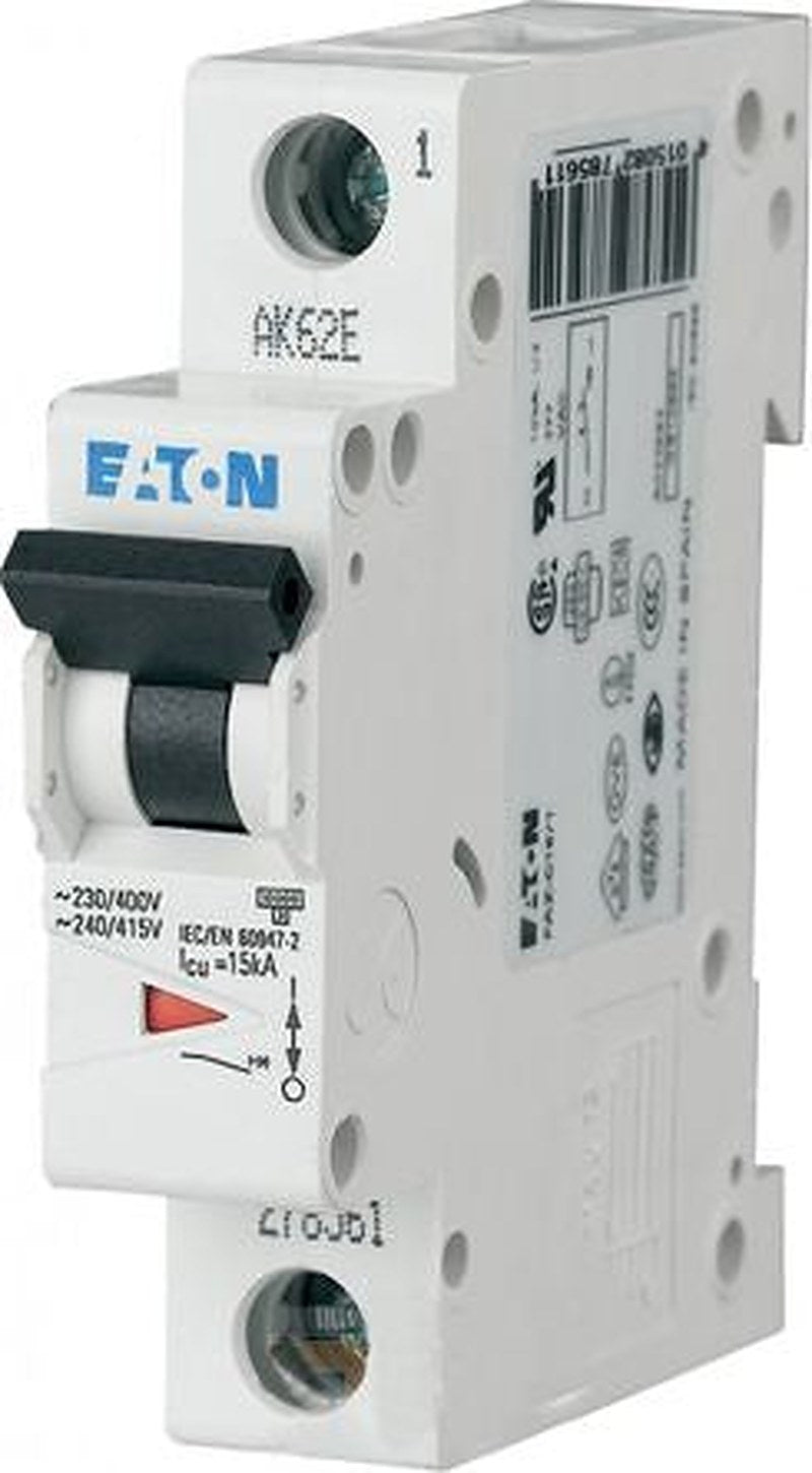 Eaton xEffect FAZ Miniature Circuit Breaker, 1-Pole, 13A, Type C, 240V ac AC, 48 V dc DC, 10 kA Breaking Capacity