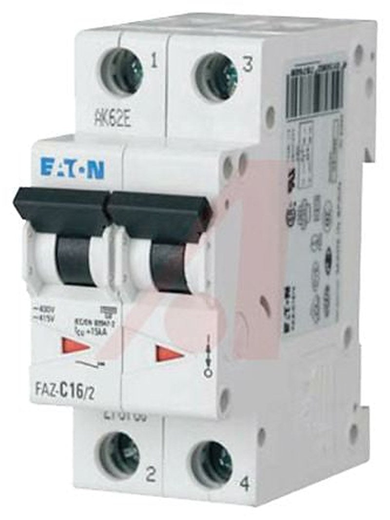 Eaton xEffect xEffect Miniature Circuit Breaker, 2-Pole, 20A, Type D, 415V ac AC, 10 kA Breaking Capacity