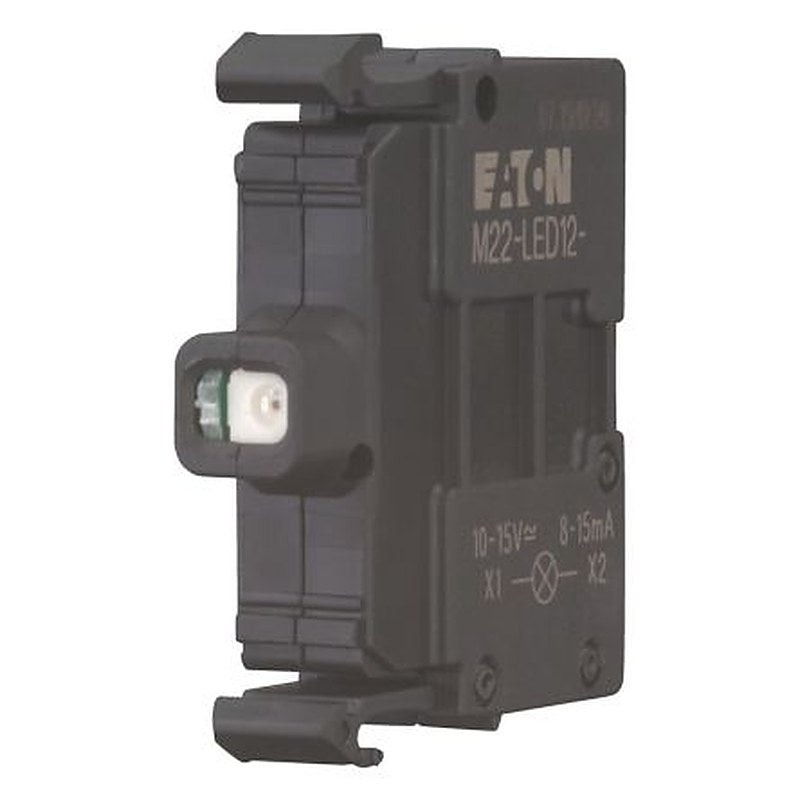 Eaton M22 Series Red Steady Effect Light Module, LED Bulb 12V, AC/DC, IP20